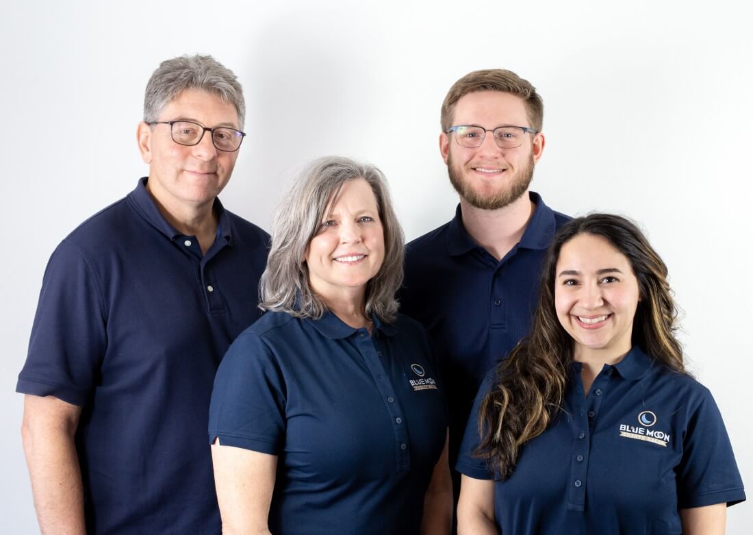 Profile photo of owners Marina, Mark, Pat, and Greg