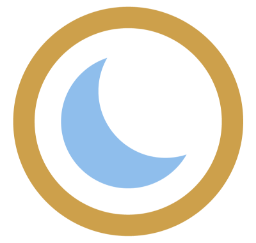 Blue Moon Estate Sales logo moon